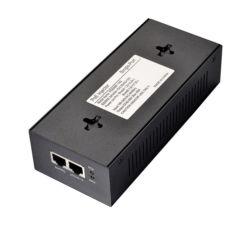 PSE90BT-10G PoE++ 10 Gb/s Jednoportowe aktywne wstrzykiwacze PoE 90 W
