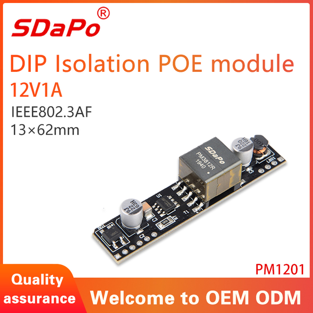 Modulo PD PoE PM1201 12V 1A