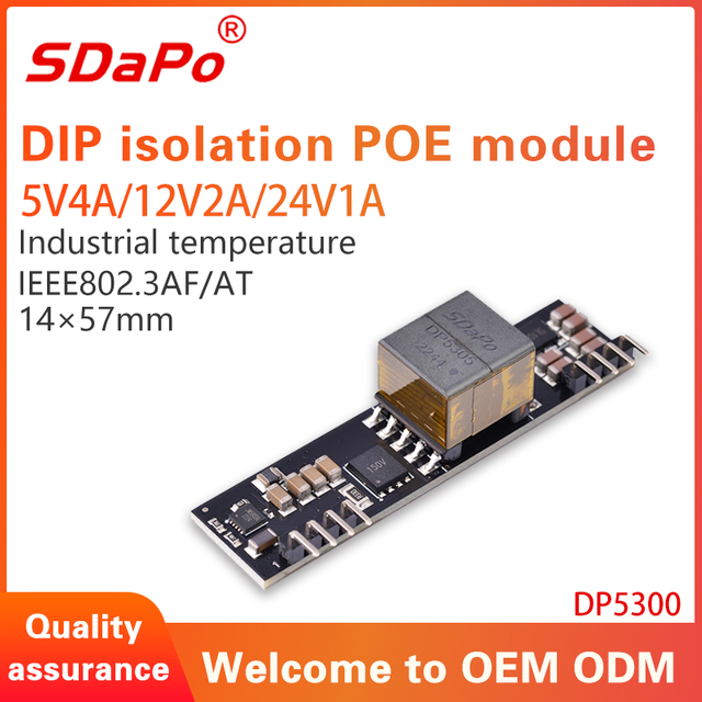 M&oacute;dulo DP5300 5V4A 12V2A 24V1A POE PD