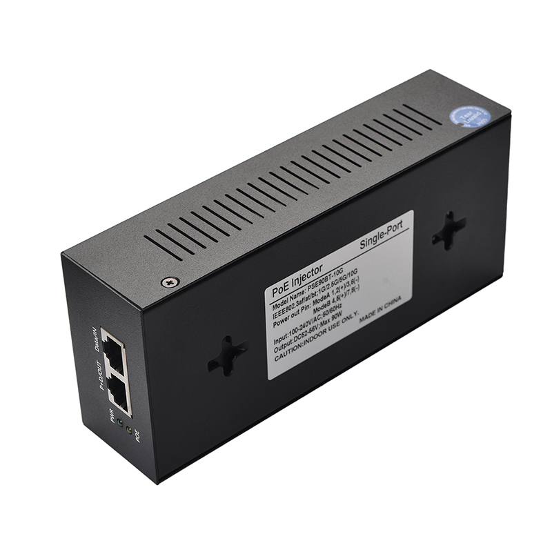 PSE90BT-10G PoE++ 10 Gb/s Jednoportowe aktywne wstrzykiwacze PoE 90 W