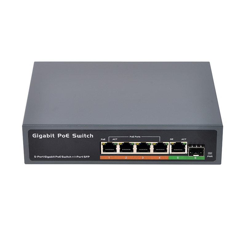 PSE604GS / PSE0411GD محول شبكة 4 منافذ PoE
