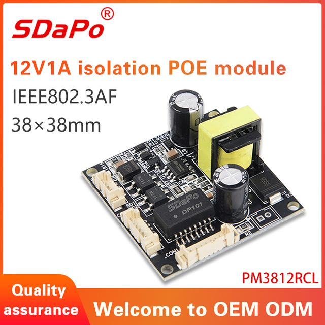 M&oacute;dulo PD PoE PM3812RCL 12V 1A