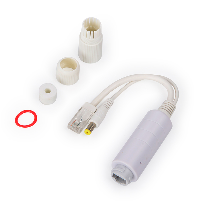 FS5712W 100Mbps 12V/1A IMPERVIUS White PoE Splitter