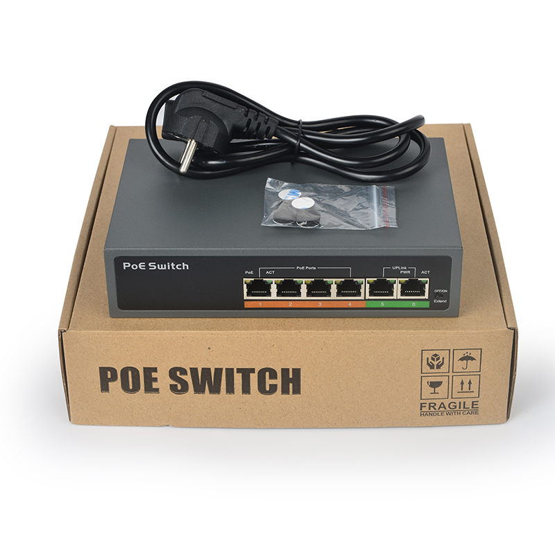 PSE604EX V2.0 / PSE0420FD-E 4 ポート PoE ネットワーク スイッチ