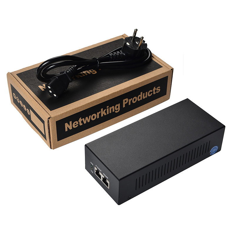 PSE90BT-10G PoE++ 10Gbps enkele poort 90W PoE actieve injectoren