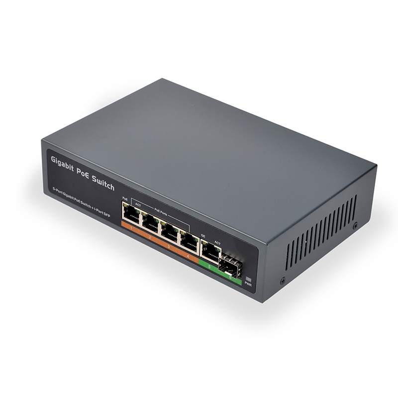 PSE604GS / PSE0411GD محول شبكة 4 منافذ PoE
