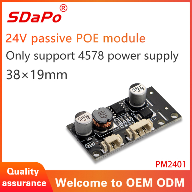 PM2401 Passivum PoE 24V Tantum Suscipe ModeB Module Power Supple
