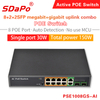 PSE1008GS-AI PSE0822FGCD-AI 8 पोर्ट PoE नेटवर्क स्विच