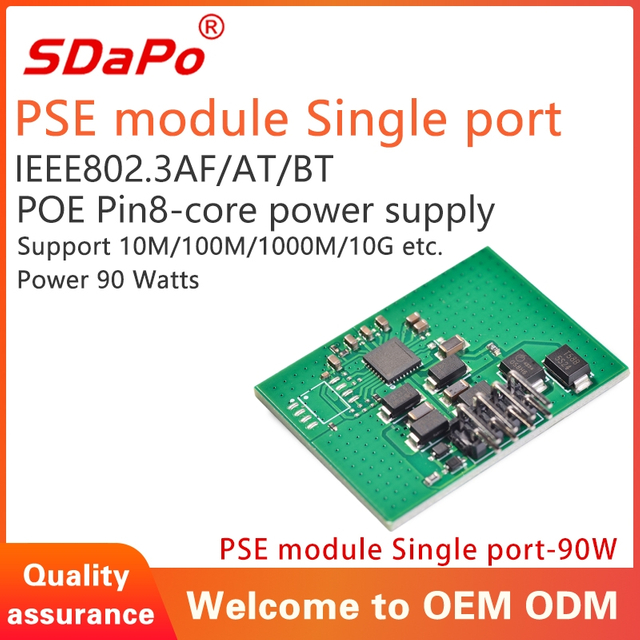 PoE-PSE-Modul Single-Port-90-W-PoE-Modul